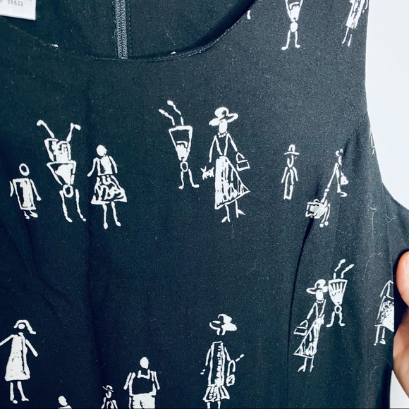 Vintage Betsy’s Things sleeveless Printed Dress - Picture 6 of 7